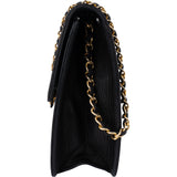 Chanel Quilted Lambskin 24K Gold Single Flap Crossbody Bag