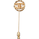 Chanel Crystal CC Pin Brooch