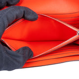 Hermès Orange Epsom Leather Kelly Wallet
