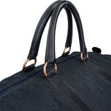 Christian Dior Satin Trotter Monogram Boston 45 Duffle Bag