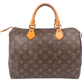 Louis Vuitton Canvas Monogram Speedy 30 Handbag