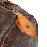 Louis Vuitton Canvas Monogram Speedy 30 Handbag