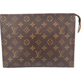 Louis Vuitton Canvas Monogram Poche Toilette 25 Clutch