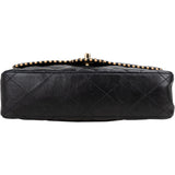 Chanel Quilted Lambskin 24K Gold Single Flap Crossbody Bag