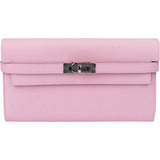 Hermès Sylvester Juane De Naples Verso Epsom Leather Kelly Wallet