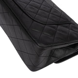 Chanel Quilted Lambskin 24K Gold Double Flap Crossbody Bag