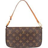 Louis Vuitton Canvas Monogram Pochette Accessoire Handbag