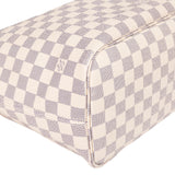 Louis Vuitton Damier Azur Monogram Neverfull MM Shopper Handbag