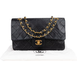 Chanel Quilted Lambskin 24K Gold Medium Double Flap Crossbody Bag