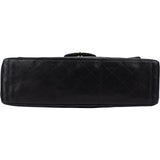 Chanel Quilted Lambskin 24K Gold Maxi Single Flap Crossbody Bag