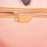 Louis Vuitton Damier Azur Monogram Neverfull MM Shopper Handbag