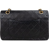 Chanel Quilted Lambskin 24K Gold Medium Double Flap Crossbody Bag