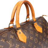 Louis Vuitton Canvas Monogram Speedy 35 Handbag