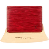 Louis Vuitton Rouge Epi Leather Cardholder