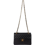 Chanel Quilted Lambskin 24K Gold Maxi Single Flap Crossbody Bag