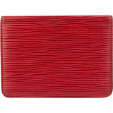 Louis Vuitton Rouge Epi Leather Cardholder