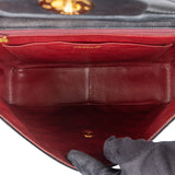 Chanel Quilted Lambskin 24K Gold Maxi Single Flap Crossbody Bag