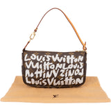 Louis Vuitton Limited Graffiti Monogram Pochette Accessoire Handbag