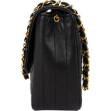 Chanel Quilted Lambskin 24K Gold Single Flap Crossbody Bag