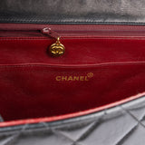 Chanel Quilted Lambskin 24K Gold Maxi Single Flap Crossbody Bag