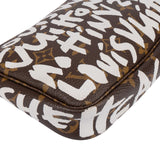 Louis Vuitton Limited Graffiti Monogram Pochette Accessoire Handbag