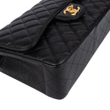 Chanel Quilted Caviar Leather Jumbo Double Flap Crossbody Bag