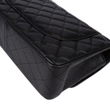 Chanel Quilted Caviar Leather Jumbo Double Flap Crossbody Bag