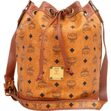 MCM Visetos Monogram Bucket Crossbody Bag