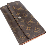 Louis Vuitton Canvas Monogram Sarah Wallet