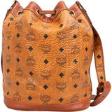 MCM Visetos Monogram Bucket Crossbody Bag