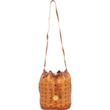 MCM Visetos Monogram Bucket Crossbody Bag