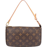 Louis Vuitton Canvas Monogram Pochette Accessoire Handbag