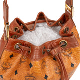 MCM Visetos Monogram Bucket Crossbody Bag