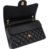 Chanel Quilted Caviar Leather Jumbo Double Flap Crossbody Bag