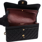 Chanel Quilted Caviar Leather Jumbo Double Flap Crossbody Bag