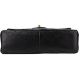 Chanel Quilted Lambskin 24K Gold Double Flap Shoulder Bag Bag