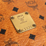 MCM Visetos Monogram Bucket Crossbody Bag