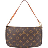 Louis Vuitton Canvas Monogram Pochette Accessoire Handbag