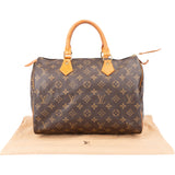 Louis Vuitton Canvas Monogram Speedy 30 Handbag