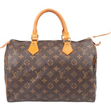 Louis Vuitton Canvas Monogram Speedy 30 Handbag