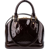 Louis Vuitton Amarante Vernis Monogram Alma BB Handbag