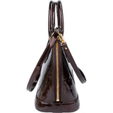 Louis Vuitton Amarante Vernis Monogram Alma BB Handbag
