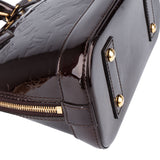 Louis Vuitton Amarante Vernis Monogram Alma BB Handbag