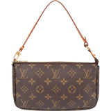 Louis Vuitton Canvas Monogram Pochette Accessoire Handbag