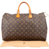 Louis Vuitton Canvas Monogram Speedy 40 Handbag
