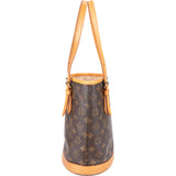 Louis Vuitton Canvas Monogram Bucket PM Handbag