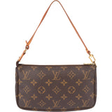 Louis Vuitton Canvas Monogram Pochette Accessoire Handbag