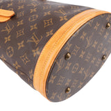 Louis Vuitton Canvas Monogram Bucket PM Handbag