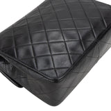 Chanel Quilted Lambskin 24K Gold Single Flap Crossbody Bag