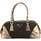 Prada Exotic Green Triangle Handbag